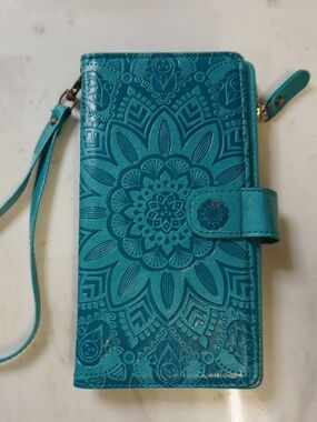 Harryshell Detachable Magnetic Zipper Wallet Leather